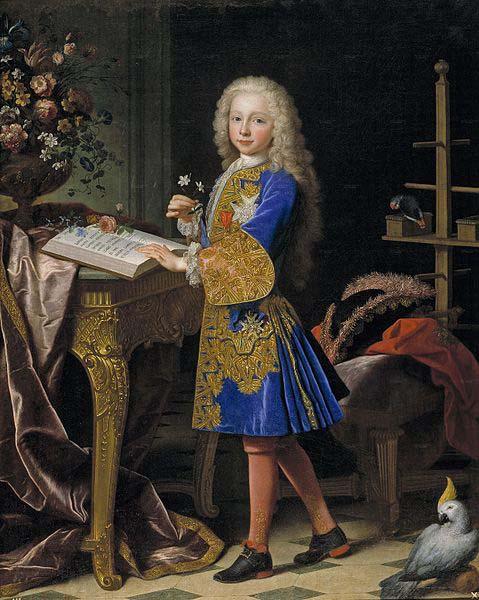 Jean Ranc Retrato de Carlos III, nino Germany oil painting art